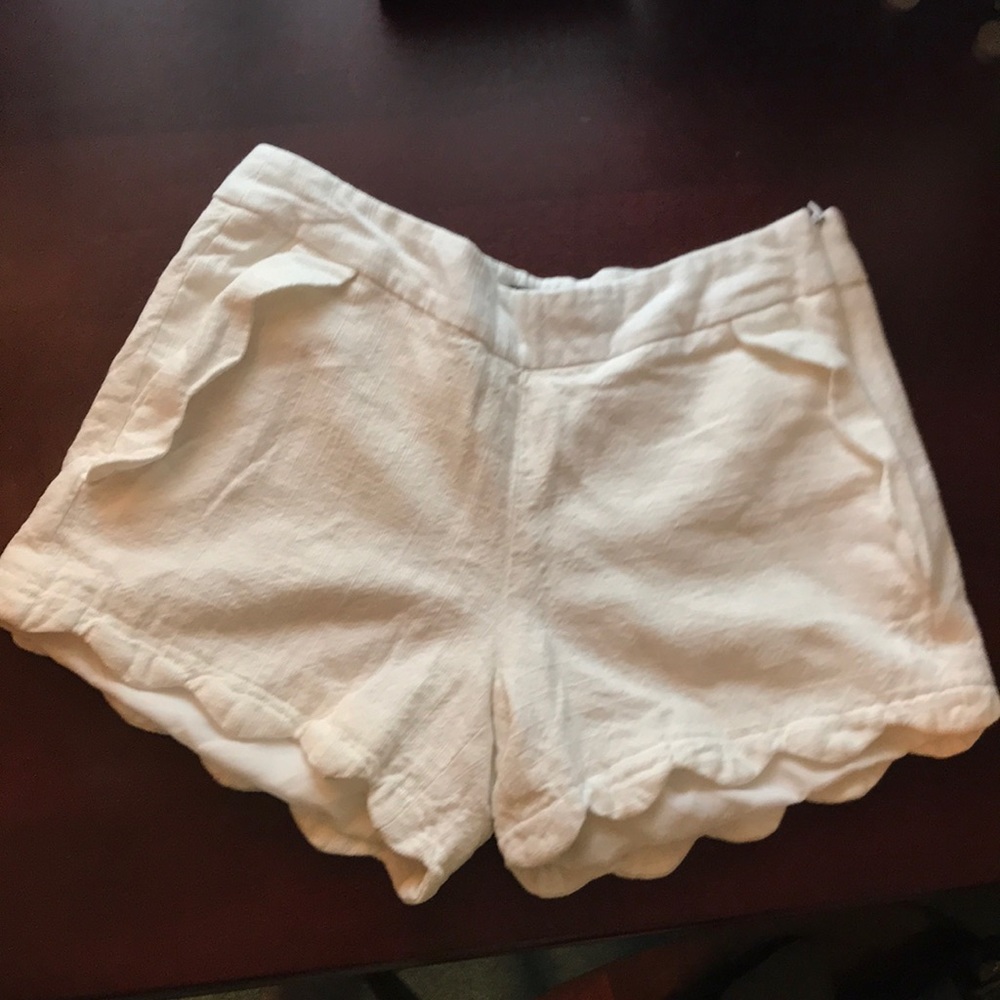 White summer shorts!
